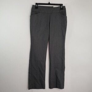 Croft & Barrow Bootcut Pants Womens Petite 4P Regular Gray Mid Rise Straight Leg